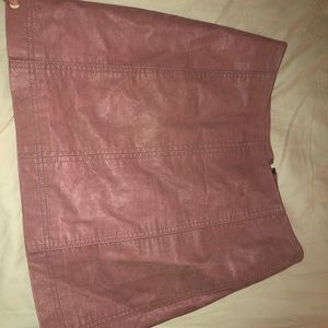 MAUVE FREE PEOPLE MINI SKIRT